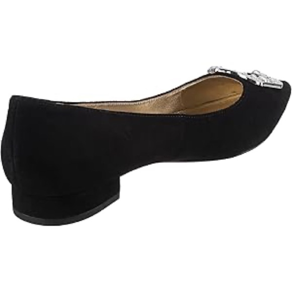 New Kate Spade New York Buckle Up Black Size 6.5 M Suede - Picture 3 of 8